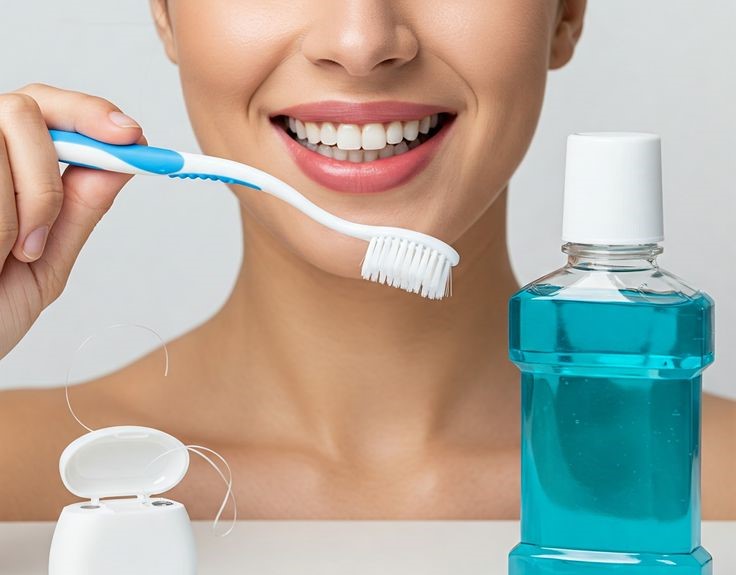 Dentist explaining a treatment