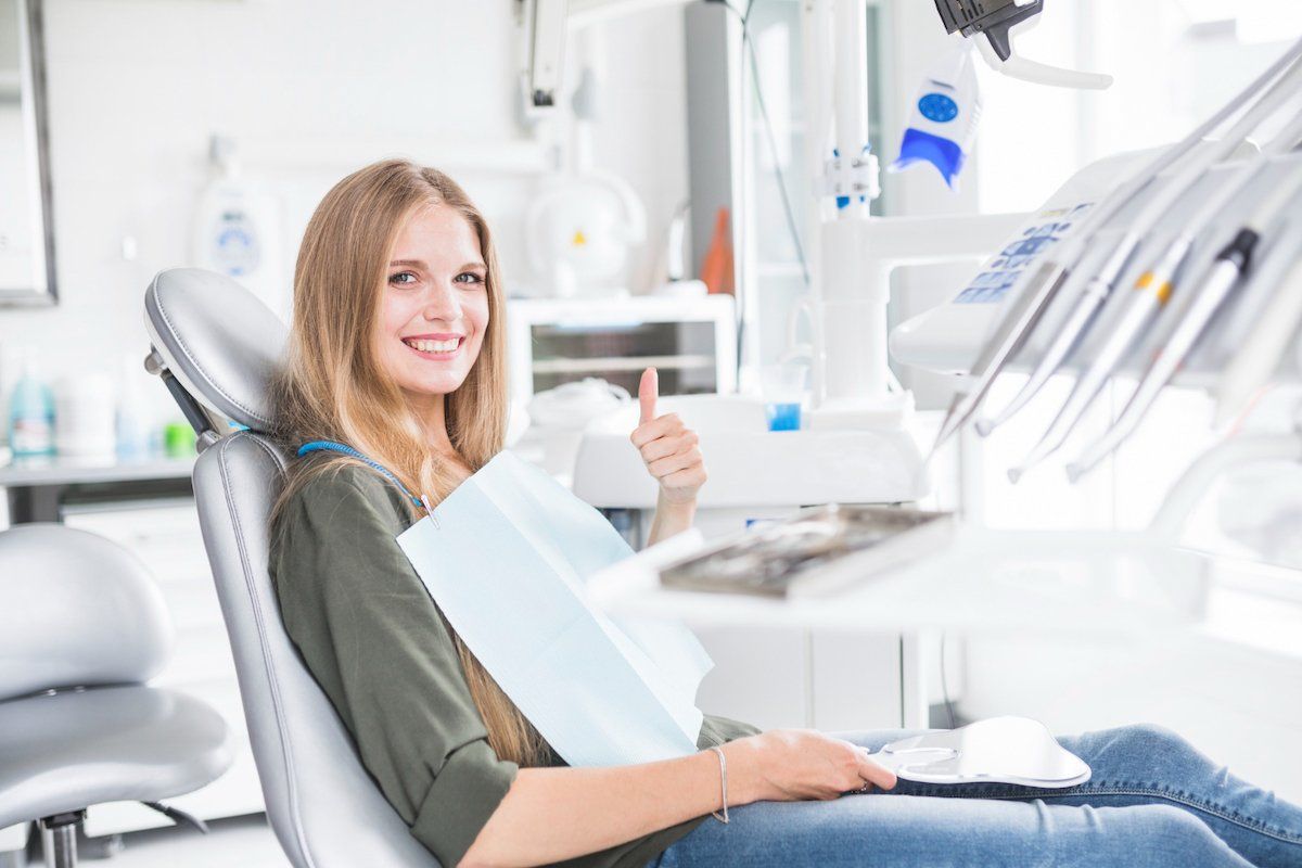 Patient in the clinic